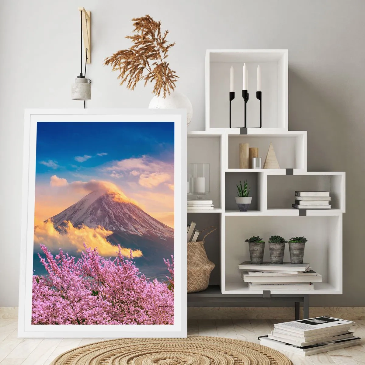 Poster in white frmae - Japanese Sanctity - 50x70 cm