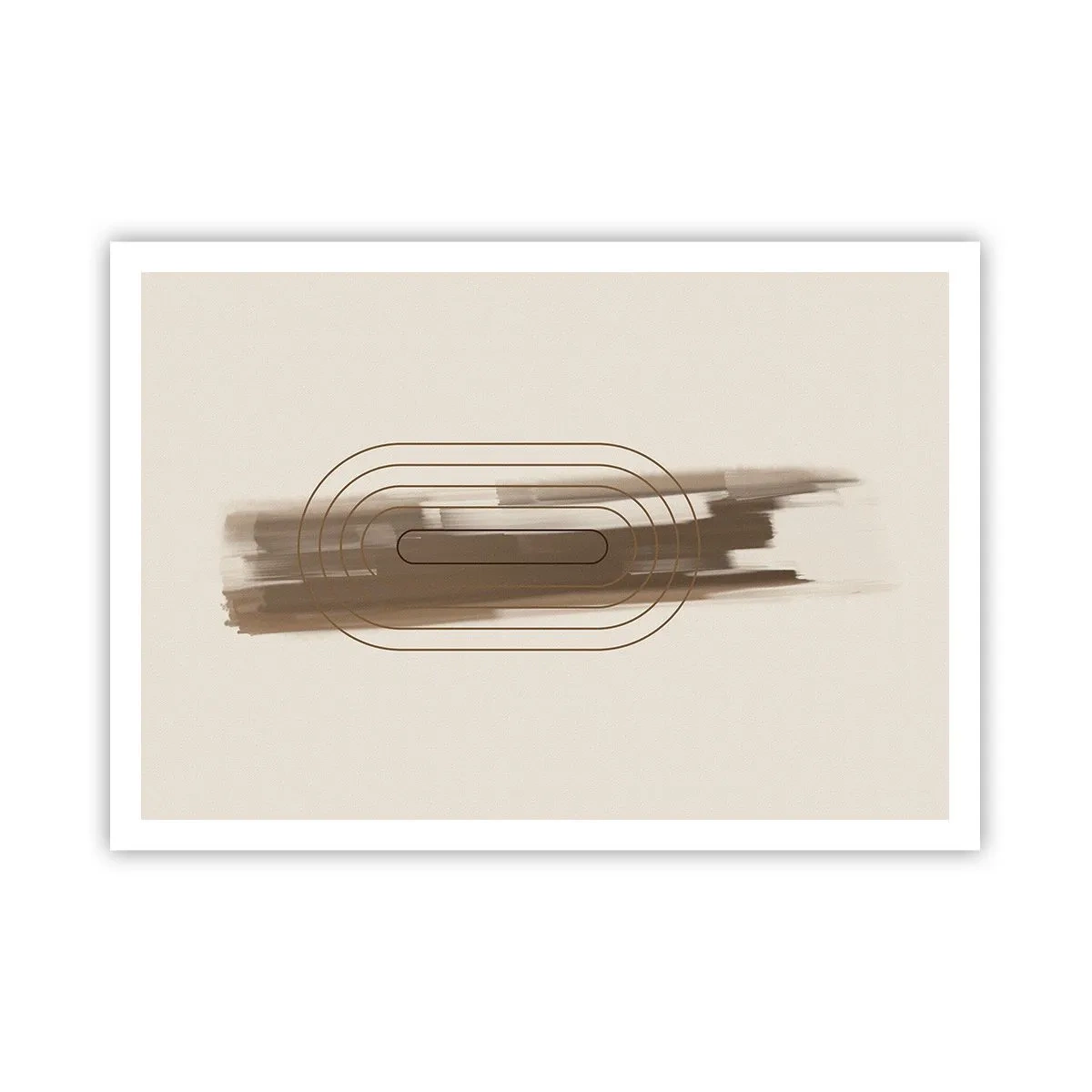 Poster - Blast of Grey - 100x70 cm