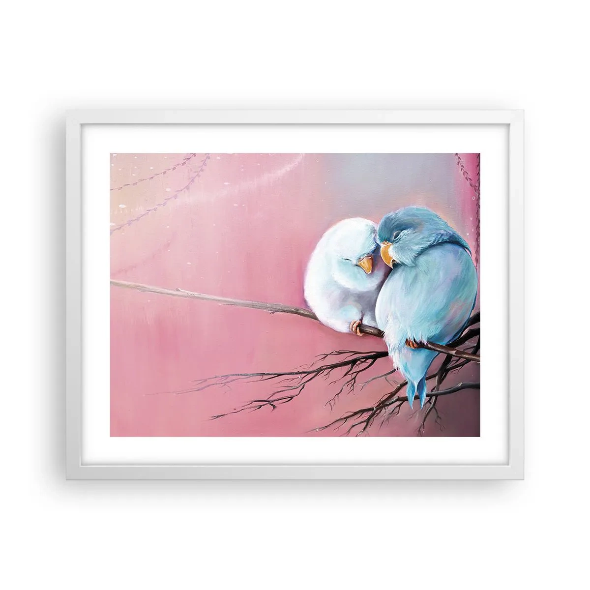 Poster in white frmae - What Can We Add? - 50x40 cm