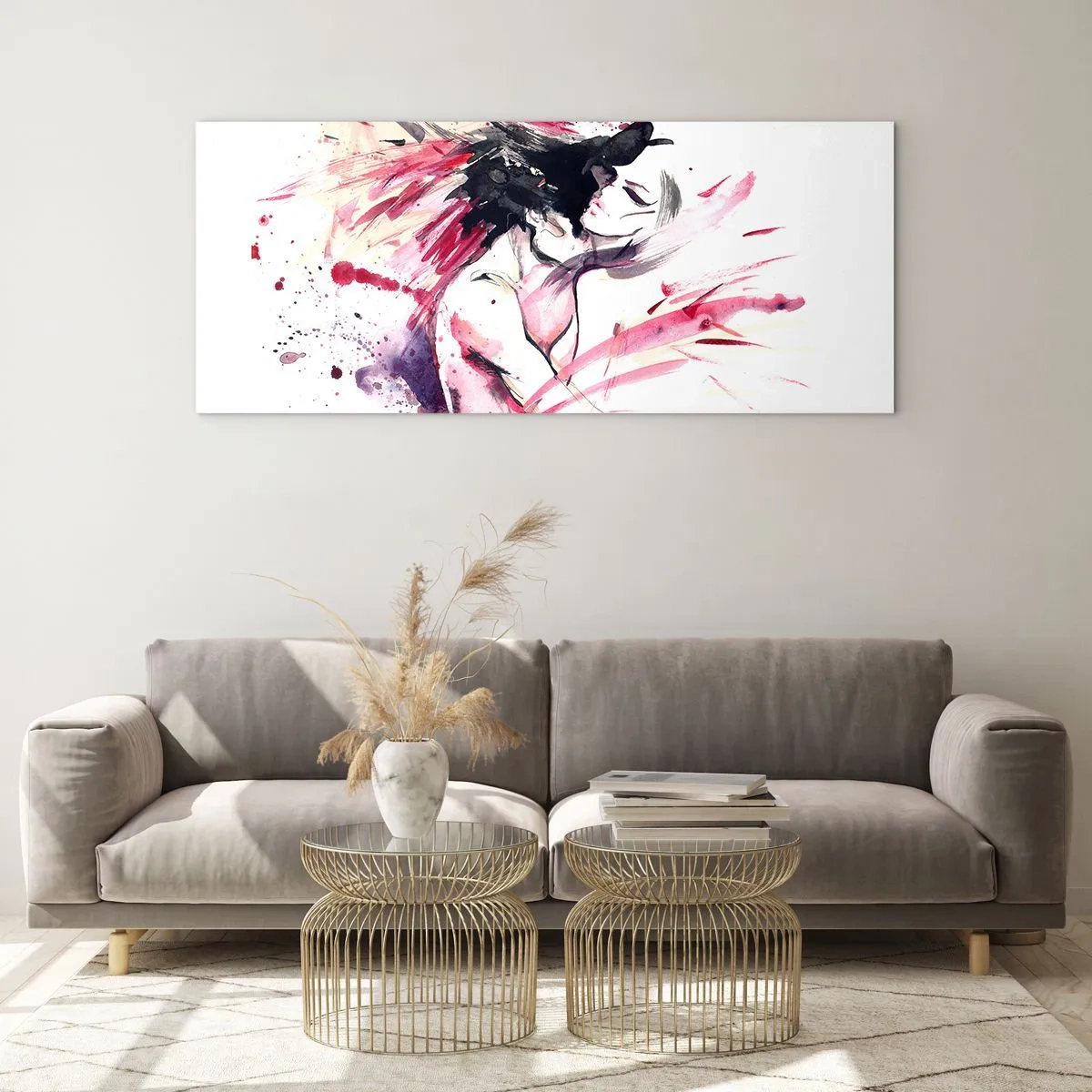 Glass picture - Love Fulfilment - 140x50 cm