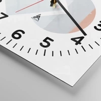 Clock face with numbers
