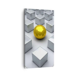 Canvas picture - Why Me? Geometric Composition. - 55x100 cm