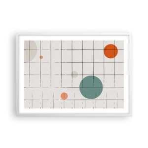 Poster in white frmae - Imprisoned. Us or Them? - 70x50 cm