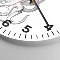 Clock face with numbers