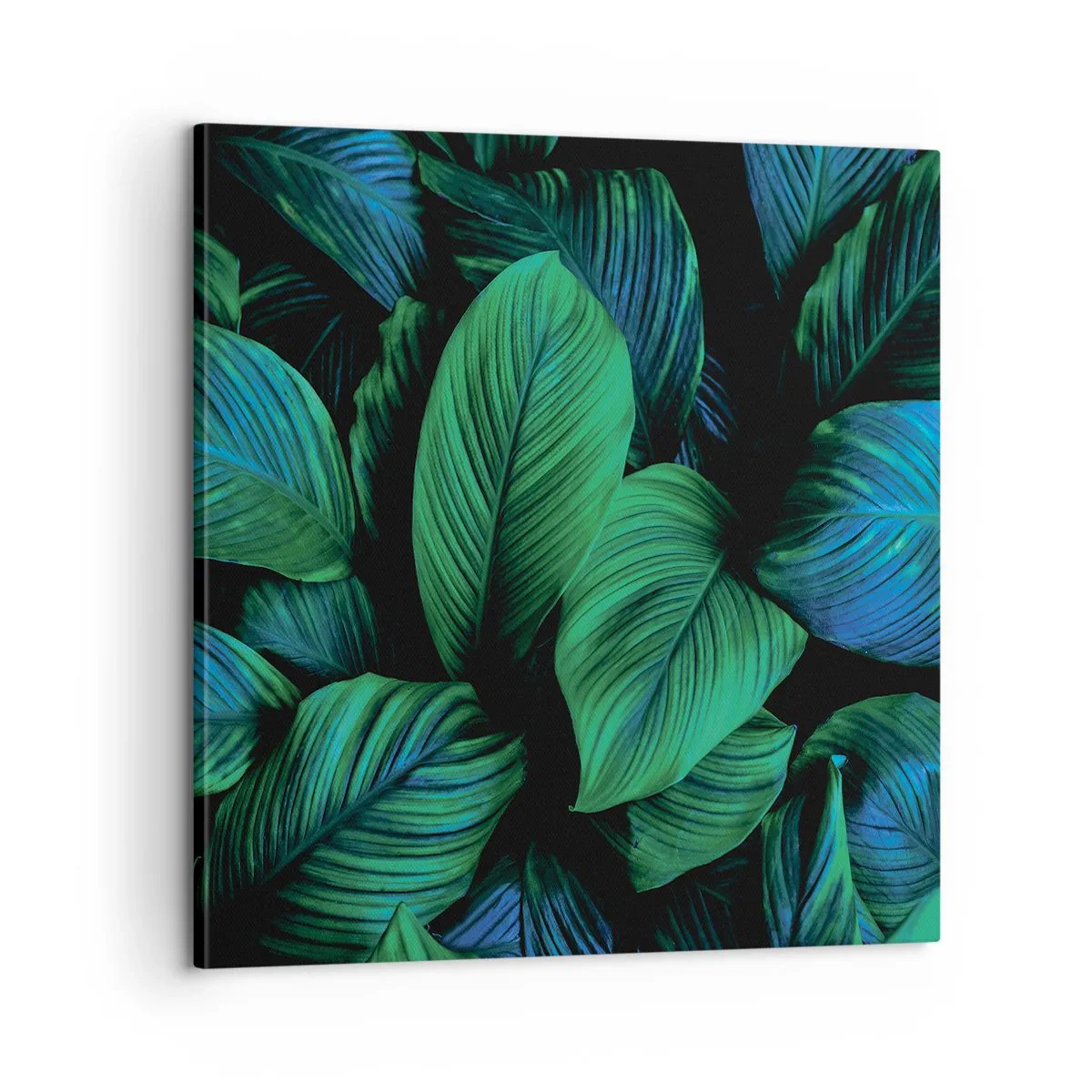 Canvas picture - In a Green Crowd - 60x60 cm