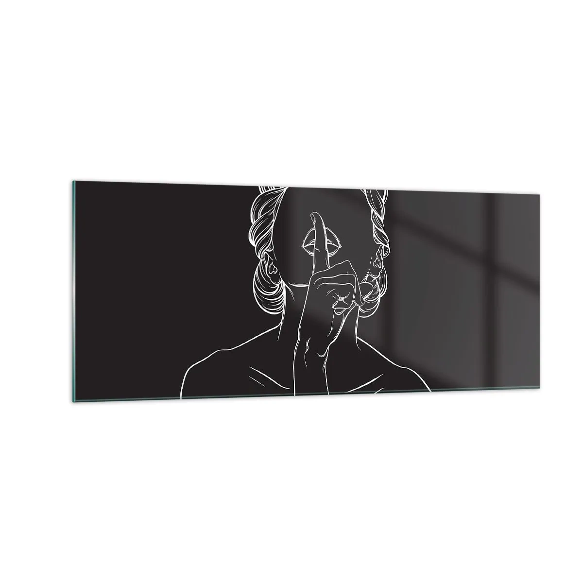 Glass picture - Beauty Blossoms in Soul - 100x40 cm