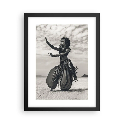 Poster in black frame - Dance of Southern Islands - 30x40 cm