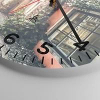 Clock face with numbers