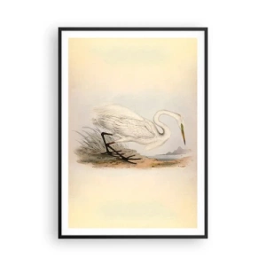 Poster in black frame - Lady on the Marsh - 70x100 cm