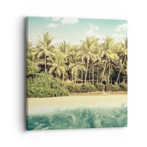 Canvas picture - How about Here? - 40x40 cm