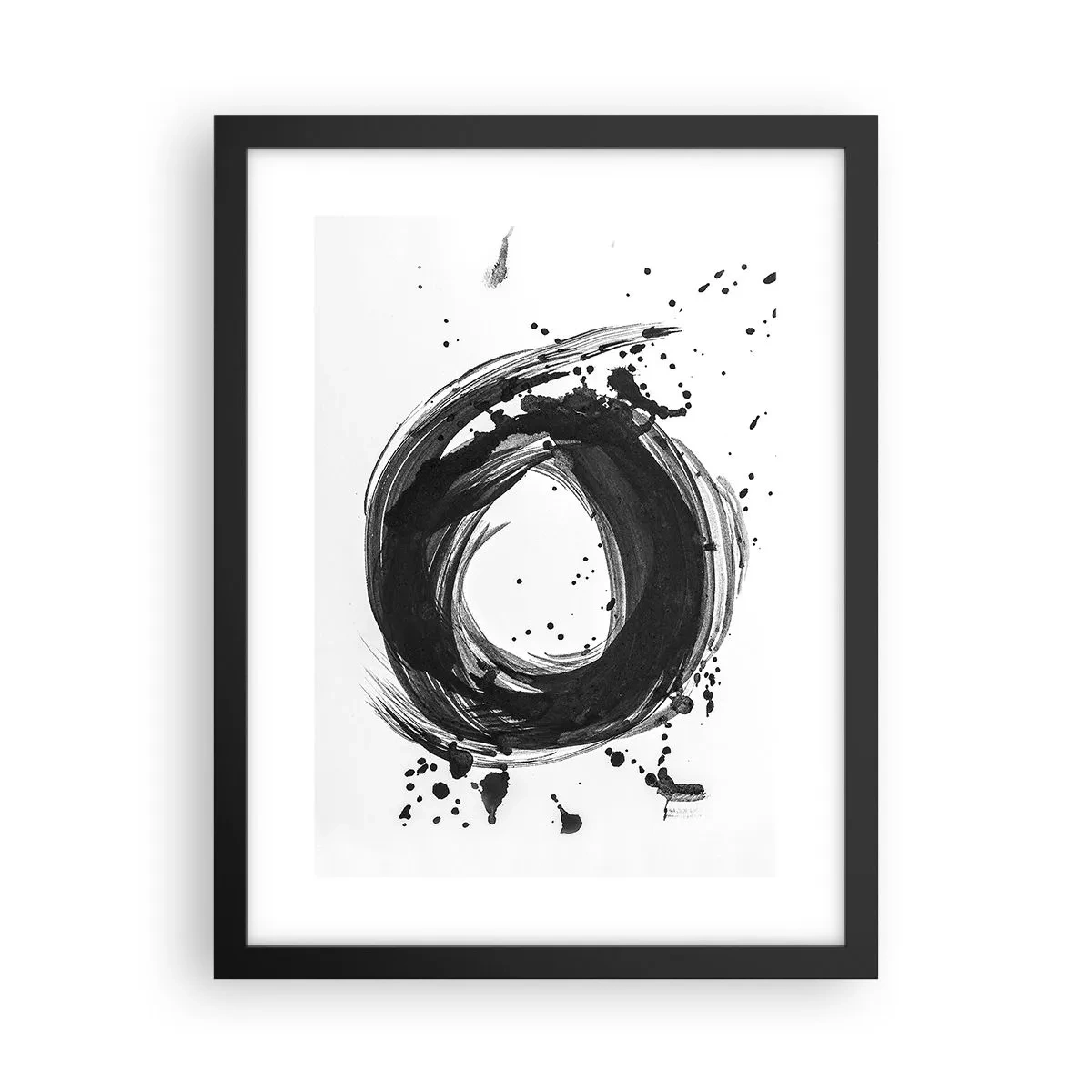 Poster in black frame - Whirl of Creation - 30x40 cm