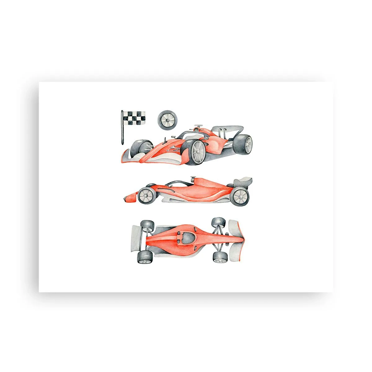 Poster - Race for the Dreams - 70x50 cm
