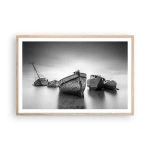 Poster in light oak frame - Now Only a Memory - 91x61 cm