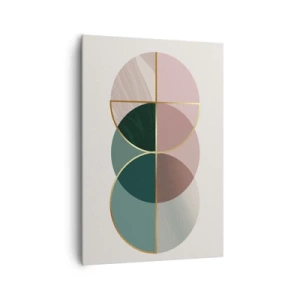 Canvas picture - Circle after Circle - 70x100 cm