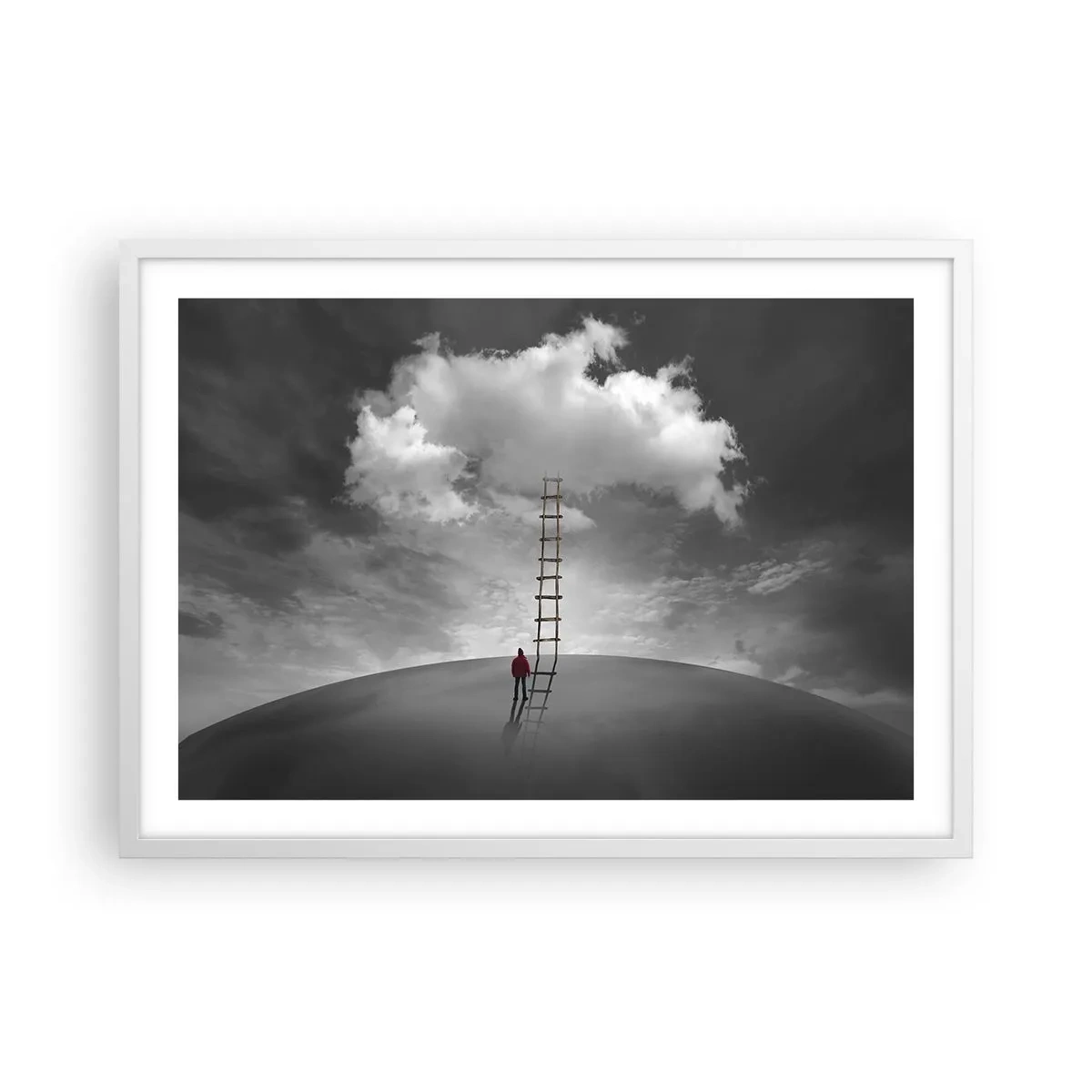 Poster in white frmae - Everything Is Poissible - 70x50 cm