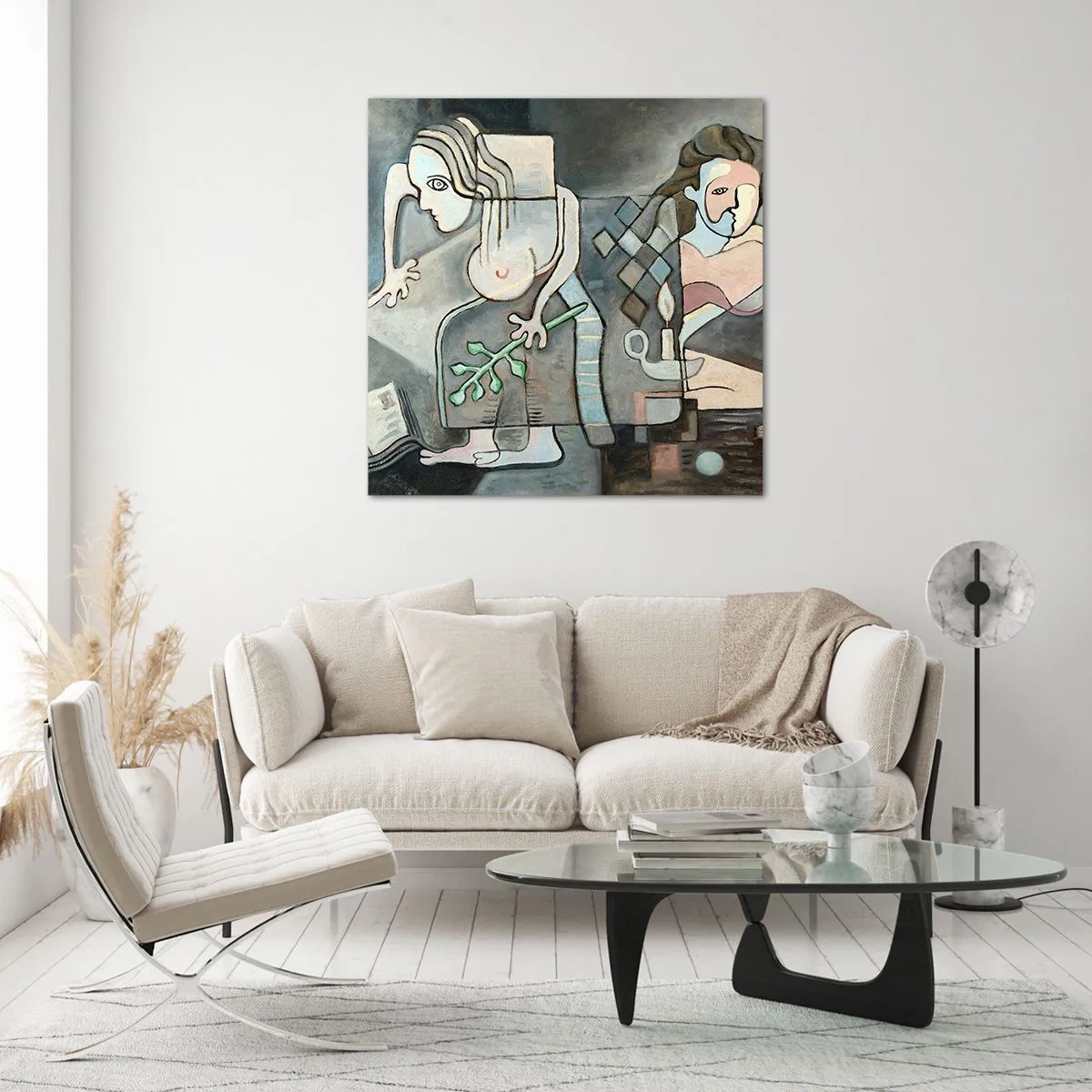 Glass picture - Mosaic of Spirit and Substance - 40x40 cm