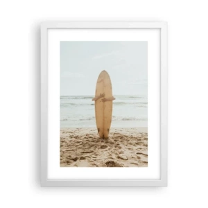 Poster in white frmae - From Love for the Waves - 30x40 cm