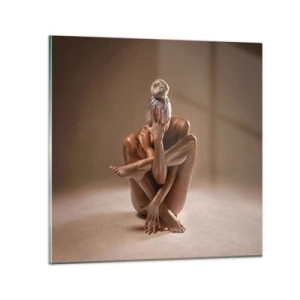 Glass picture - Unity of Body and Spirit - 50x50 cm