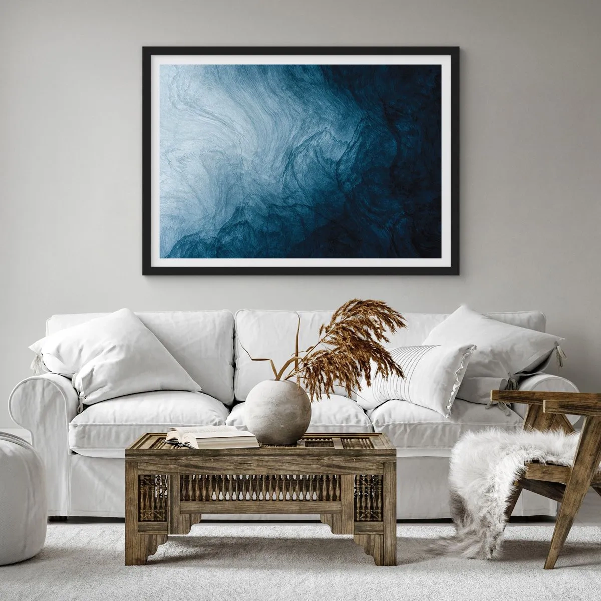 Poster in black frame - Going Deep - 100x70 cm
