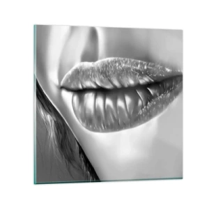 Glass picture - I Know What You Are Thinking - 70x70 cm