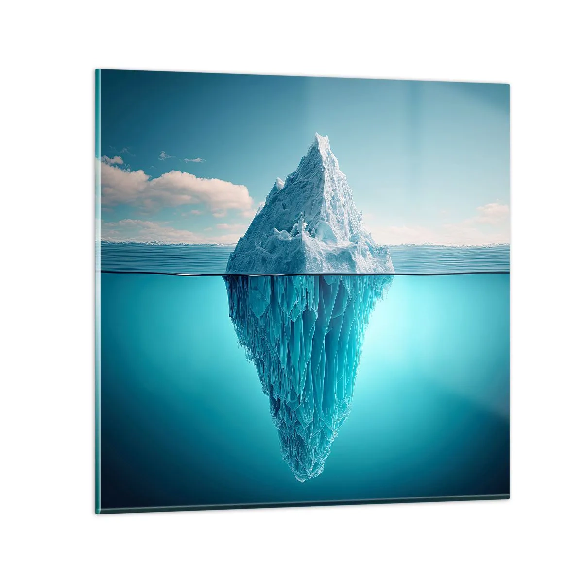 Glass picture - Ice Queen - 60x60 cm