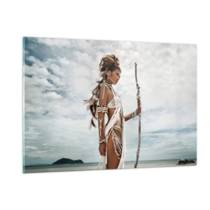 Glass picture - Queen of the Tropics - 120x80 cm