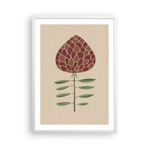 Poster in white frmae - Like a Big Pine Cone - 50x70 cm