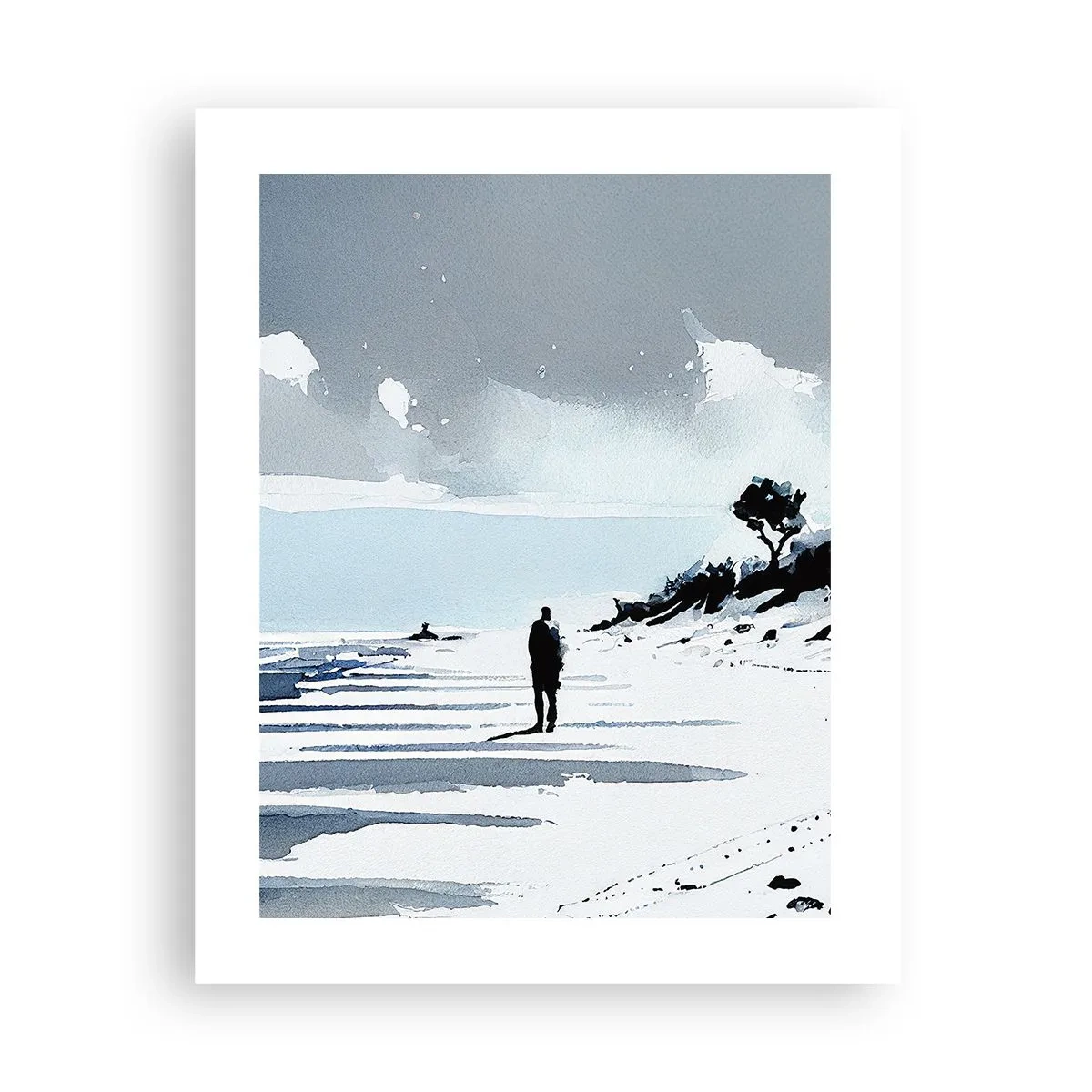 Poster - All Alone - 40x50 cm