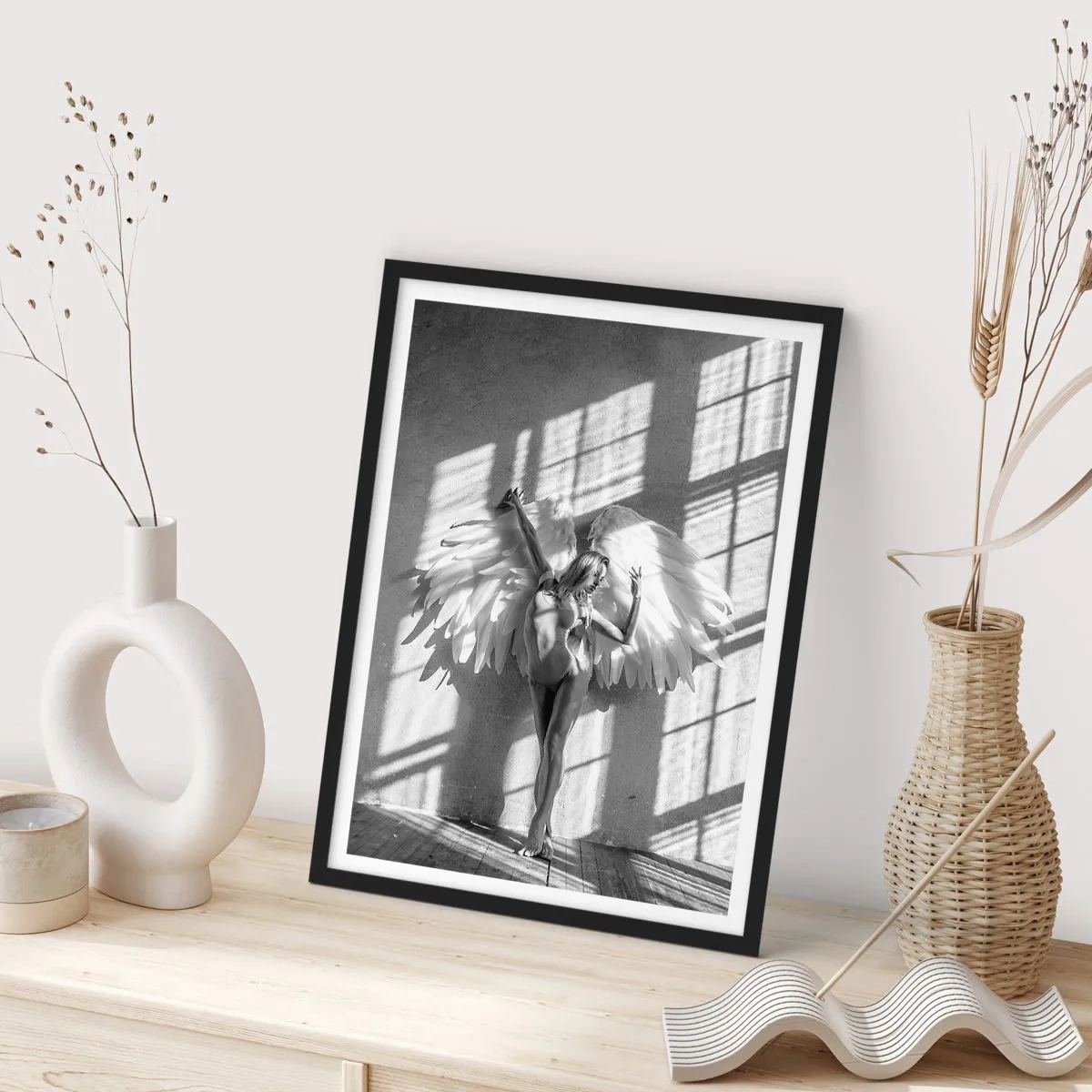 Poster in black frame - Straight from the Sky - 70x100 cm