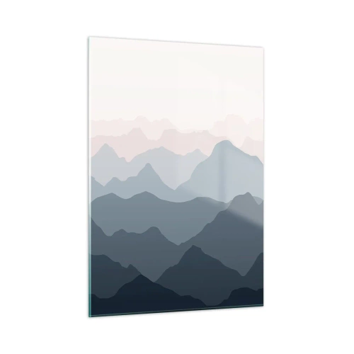 Glass picture - Mountain Waves - 50x70 cm