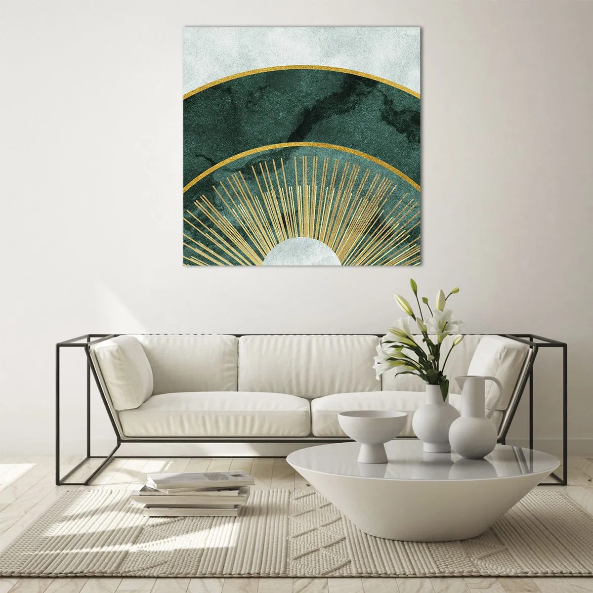 Glass picture - Another Solar System - 50x50 cm