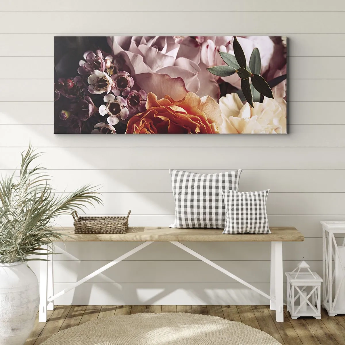 Canvas picture - Wrapped by Beauty - 120x50 cm