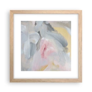 Poster in light oak frame - In a Pastel World - 30x30 cm