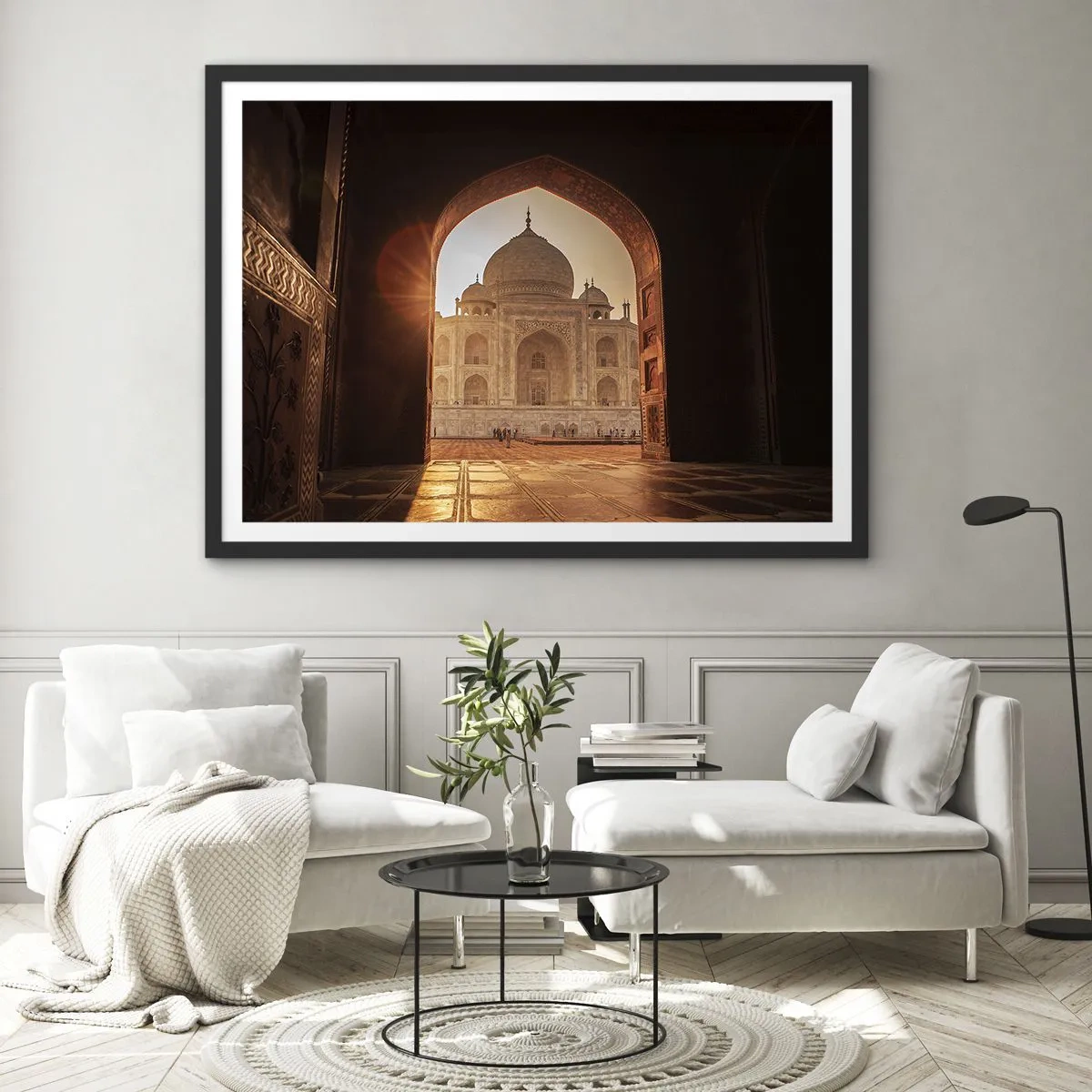 Poster in black frame - Monument of Unearthy Love - 100x70 cm