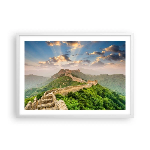 Poster in white frmae - Neverending Grandeur - 70x50 cm