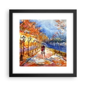 Poster in black frame - Together to the Limit of Time  - 30x30 cm