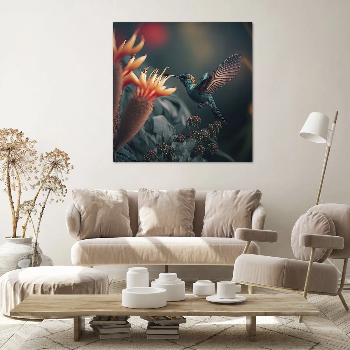 Canvas picture - Really Colourful Life - 70x70 cm