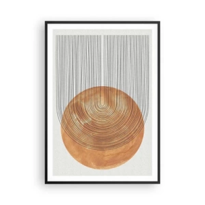 Poster in black frame - Sunny Composition - 70x100 cm