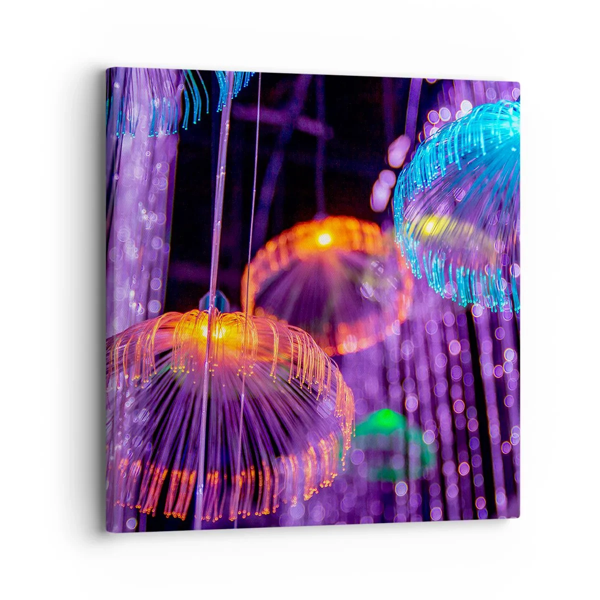 Canvas picture - Light Fountain - 30x30 cm