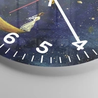 Clock face with numbers