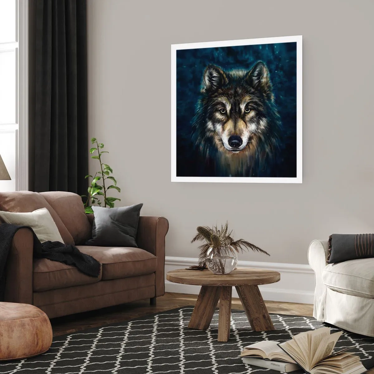 Poster - Alpha? And Omega - 60x60 cm