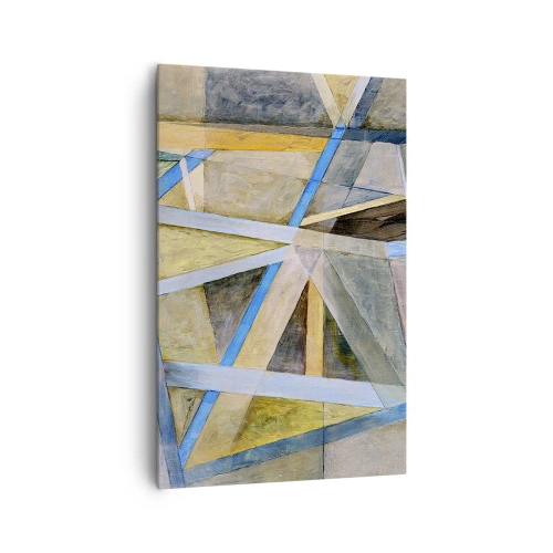 Canvas picture - Straight Or Slanted? - 80x120 cm