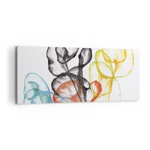Canvas picture - Flowers with a Soul - 100x40 cm