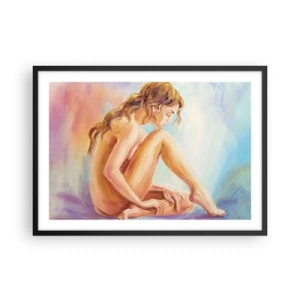 Poster in black frame - Nude of Youth - 70x50 cm