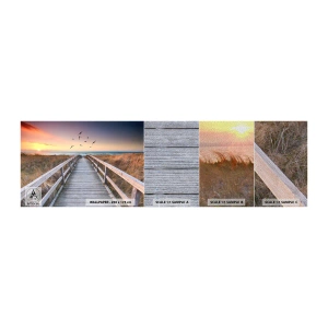 Photo Wallpaper Sample Premium Sand - Space of Highs - Landscape, Sea, Beach - 100x30 cm