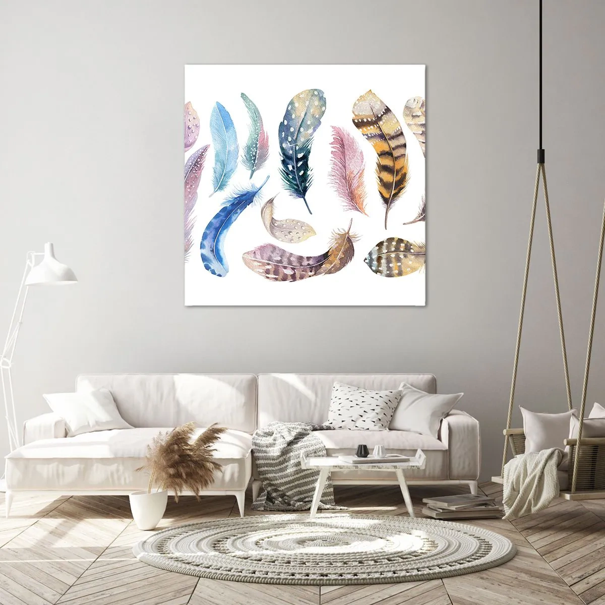 Canvas picture - Light As a Feather - 50x50 cm