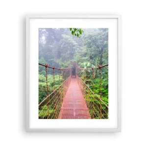 Poster in white frmae - Suspended above Crowns - 40x50 cm