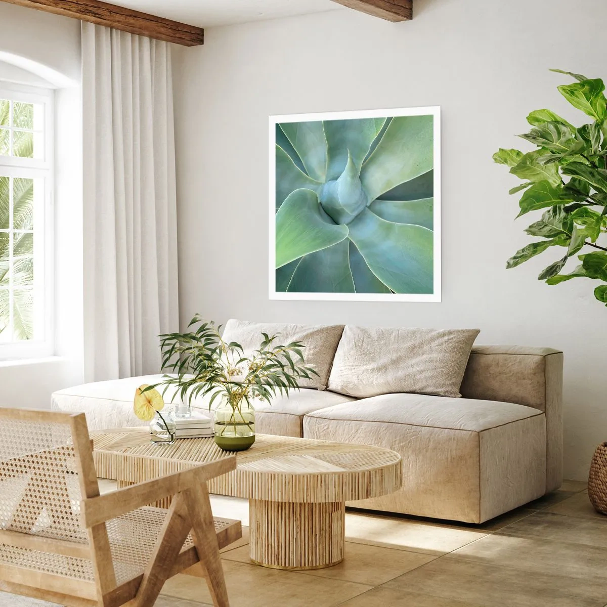 Poster - Birth of Green - 40x40 cm