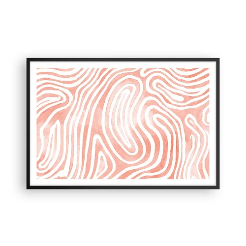 Poster in black frame - In a Coral Maze - 91x61 cm