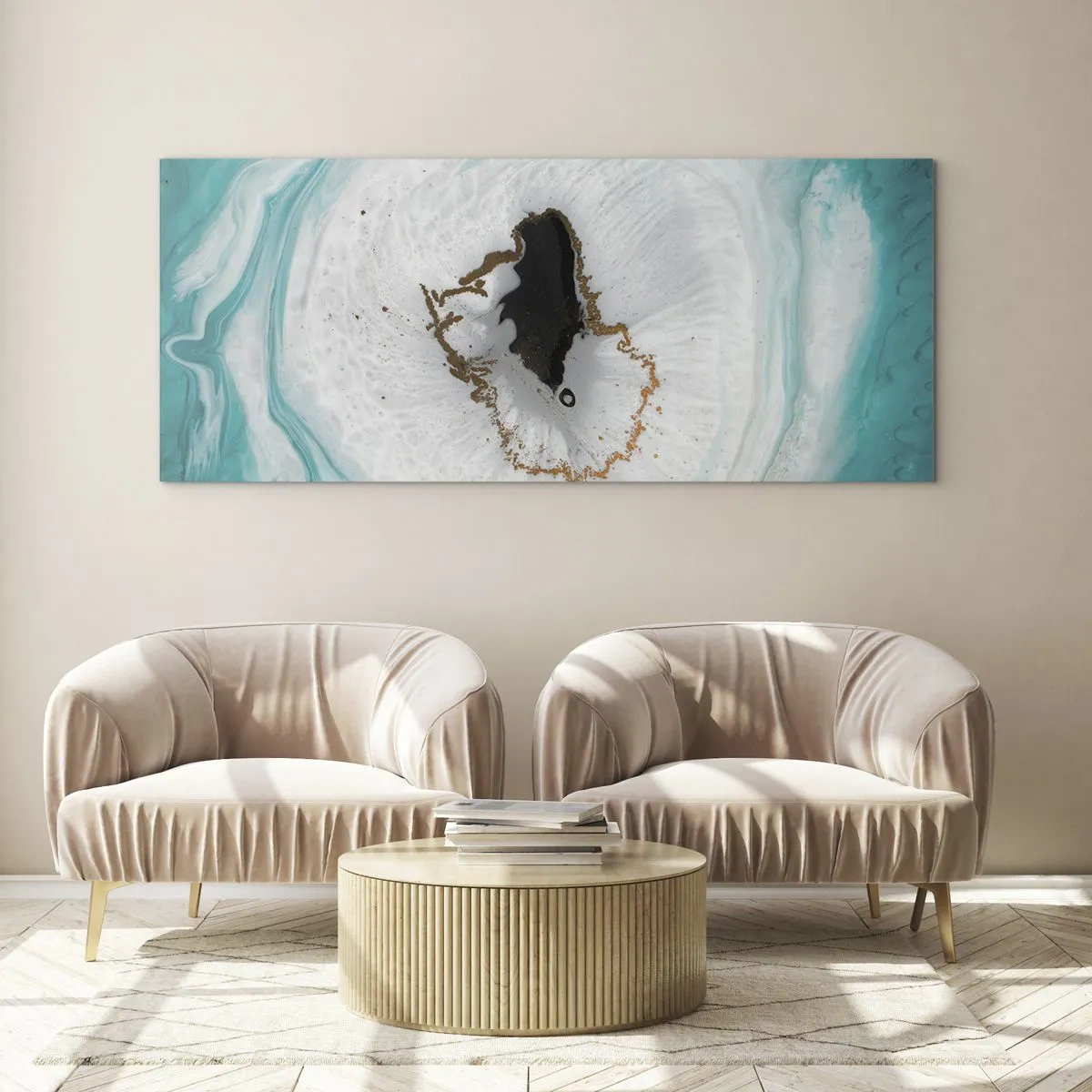 Glass picture - Into de Deep - 120x50 cm